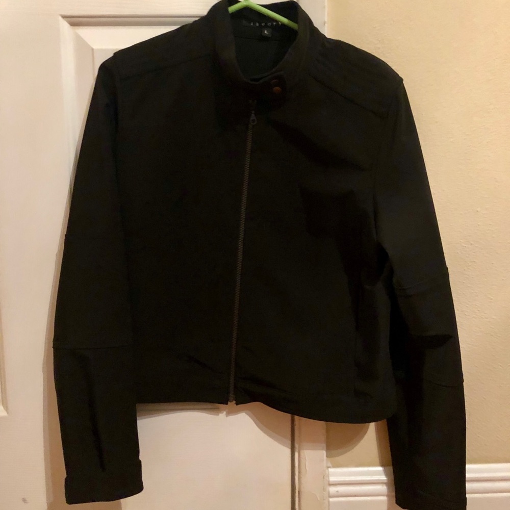 Theory bomber jacket black size L